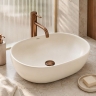 умывальник Rea Focus 48,5x34,5 накладной Creme матовый (REA-U3229)